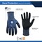 Ge Coated Gloves, Foam Nitrile, Blue, L 1 PR GG224XLC - alternate 2